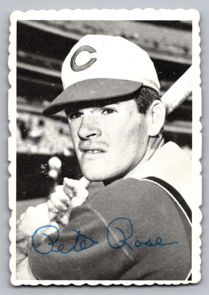 1969 TOPPS DECKLE EDGE #21 PETE ROSE CINCINNATI REDS