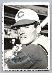 1969 TOPPS DECKLE EDGE #21 PETE ROSE CINCINNATI REDS