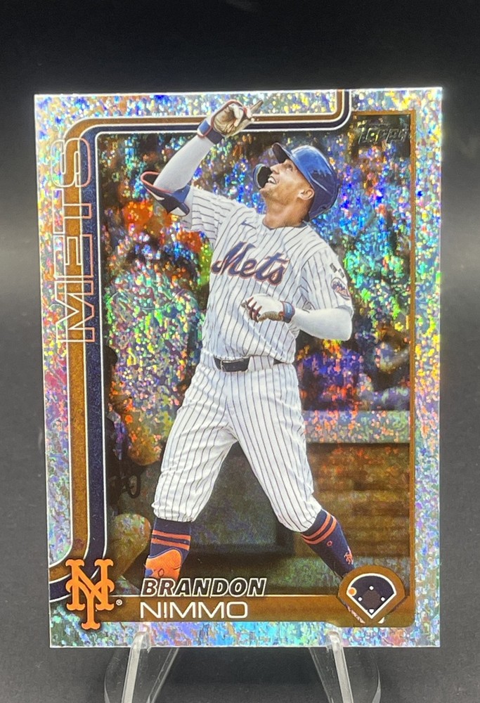 2025 Topps Series 1 – Brandon Nimmo #331 Sand Glitter NY Mets