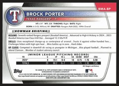 2024 Bowman Chrome #BMA-BP Brock Porter Mojo Refractors Auto