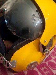 Green Bay Full Size Aviation Fighter Jet Helmet