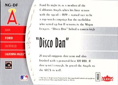 2006 Fleer Greats of the Game #NG-DF Dan Ford Nickname Greats