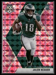 2020 Panini Mosaic #208 Jalen Reagor Prizm Camo Pink