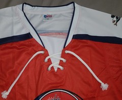 Adult Small Grateful Dead Washington Capitals replica Hockey Jersey NHL hockey