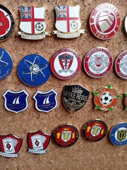 NON LEAGUE FOOTBALL CLUBS ENAMEL LAPEL BADGES CLUBS R – Z