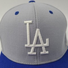 Los Angeles Dodgers Hat Snapback American Needle Gray Blue MLB Wool Blend Men