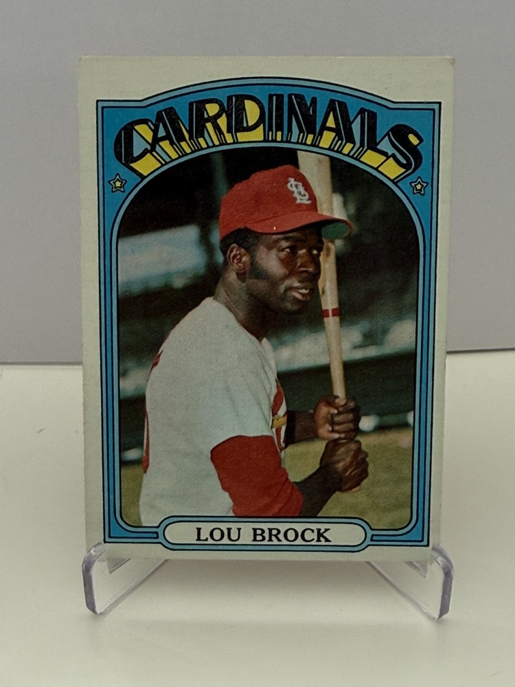 1972 Topps – Lou Brock #200 St. Louis Cardinals VG-EX