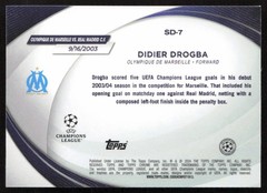 2023-24 Topps Chrome Starball Debuts Didier Drogba #SD-7 Olympique de Marseille