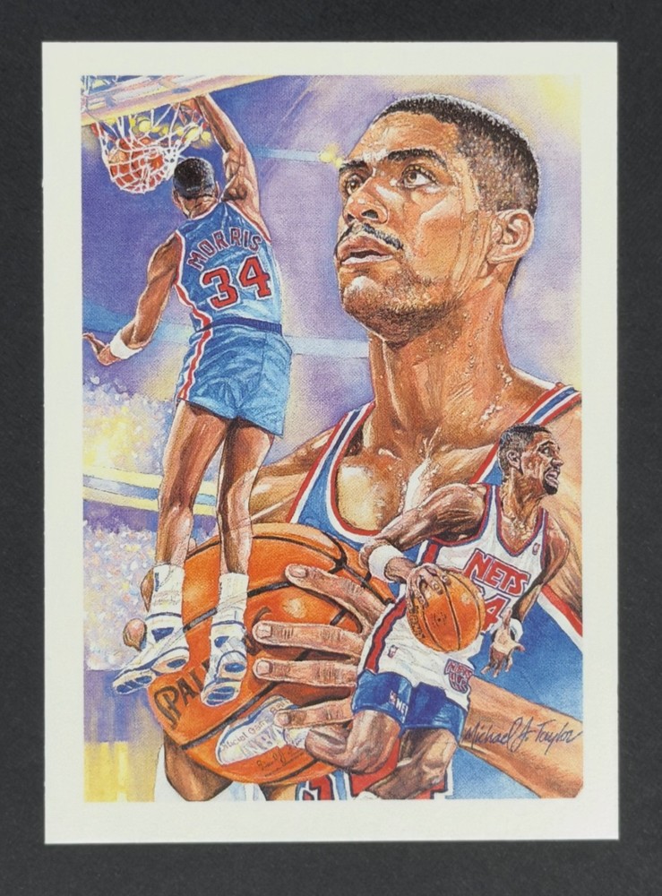Chris Morris 1990-91 Hoops #371 Nets TC NBA 🔥