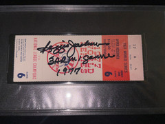 Reggie Jackson signed 1977 World Series Game 6 Ticket PSA DNA Slab Auto 10 C6507