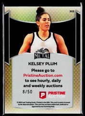 2025 Leaf Metal Pristine #303 Kelsey Plum Prismatic Silver /50
