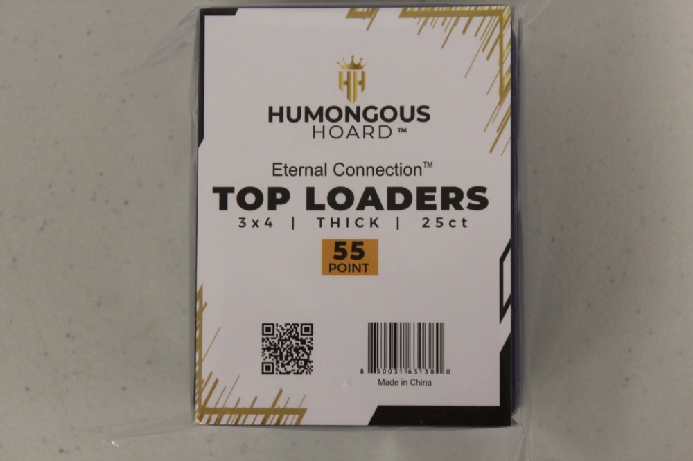 (25) Humongous Hoard 3&Prime; x 4&Prime; Premium Eternal Connection 55Pt Thick Top Loaders
