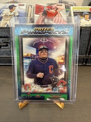 CZD620 – 2025 Bowman – Prized Prospects – Travis Bazzana #PP-13 – Green Mojo /99