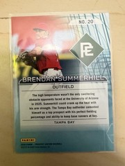 2025 Panini Prospect Edition Green 20-80 Scale Brendan Summerhill #20 Tampa Bay