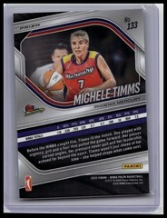 2025 Panini Prizm WNBA #133 Michele Timms Swirl Prizms
