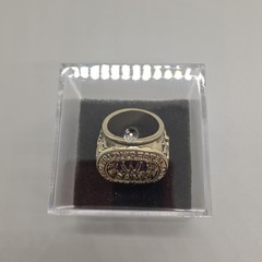 WWE Wrestling Hall of Fame Championship Gold Ring with display case. 🇺🇸