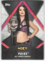 2018 Topps WWE Women&rsquo;s Division Women&rsquo;s Champion Paige #WC-11