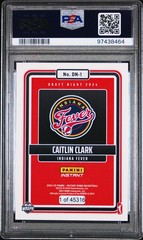 2024 PANINI INSTANT WNBA DRAFT NIGHT #DN1 CAITLIN CLARK PSA 10