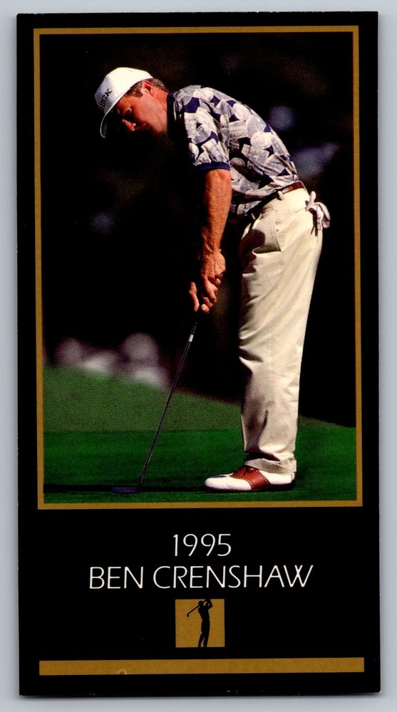1993 GRAND SLAM VENTURES GOLF CARD – 1995 BEN CRENSHAW