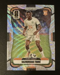 2026 Panini Prizm World Cup Bazoumana Toure #252 Silver Wave Prizm RC (YZ2)