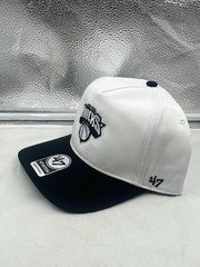 New York Knicks NBA &rsquo;47 Brand White Two Tone Hitch Adjustable Snapback Hat