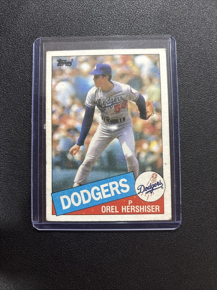 Orel Hershiser 1985 Topps #493 (RC) NM+