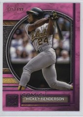 2025 Topps Museum Collection Pink Sapphire 135/199 Rickey Henderson #70 HOF db5