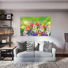 Spring Summer Flowers 36 inches by 60 inches, Flags