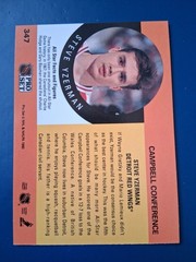 1990-91 Pro Set All Star Steve Yzerman #347 Detroit Red Wings