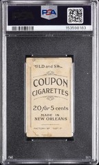 1914 T213 COUPON CIGS. TYPE 2 BAT OFF SHOULDER TY COBB PSA 1