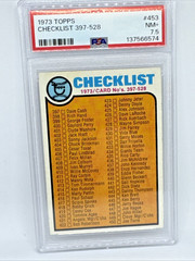 1973 Topps Checklist 529-660 # 588 PSA 7.5 #137556574