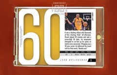 Kobe Bryant / 60 Piece / LA Lakers / Generation Next