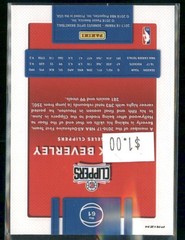 2017-18 Donruss Optic – Patrick Beverley Blue Velocity #61