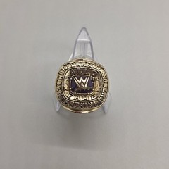 WWE Wrestling Hall of Fame Championship Gold Ring with display case. 🇺🇸