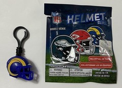 NEW 2026 Los Angeles Rams NFL Helmet Bag Clip Keychain McFarlane Toys Series 1