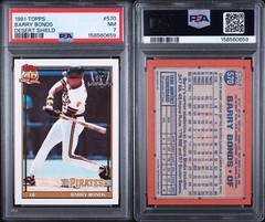 1991 Topps Desert Shield Barry Bonds PSA 7 Near Mint #570