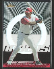 Garret Anderson 2005 Finest #39 Refractors /399 Anaheim Angels