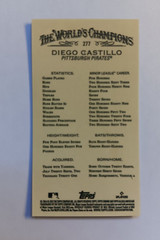 2022 Allen & Ginter Chrome Mini Diego Castillo RC #277