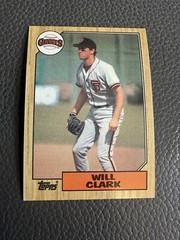 1987 Topps #420 Will Clark RC Rookie – San Francisco Giants – QTY