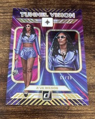 2025 Panini Donruss A’ja Wilson Tunnel Vision #/99 Holo #13