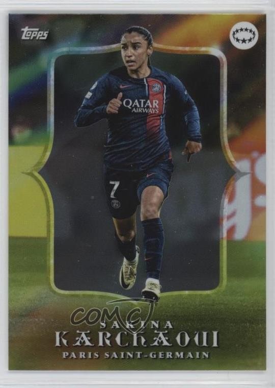 2024 Topps Aitana Bonmati Platinum Curated Set Sakina Karchaoui 18en