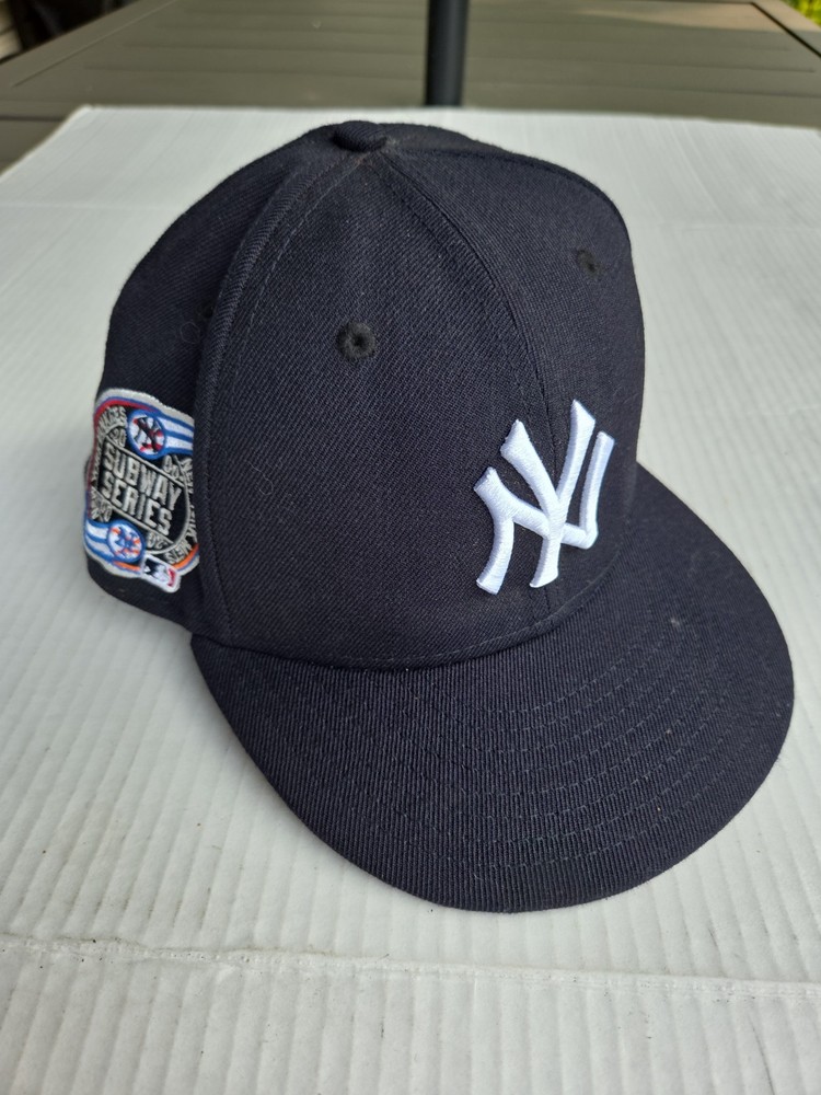 NY Yankees 2000 Subway Series Side Patch Chrome 7 1/2 59FIFTY Fitted Hat