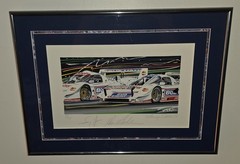 81/125 1991 Randy Owens Of Davy Jones & Raul Boesel Signed Jaguar Racing Art