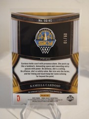 2025 Panini Select Signatures WNBA Kamilla Cardoso Auto Gold Prizm /10 Autograph