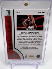 🏀🔥2023-24 Panini Mosaic Scoot Henderson (RC) Heat Check Red Mosaic Prizm🔥🏀