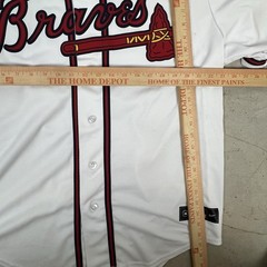 Nike Atlanta Braves Rykker #3 White Red Navy MLB Baseball Jersey XL