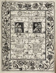 THEATRUM CHEMICUM BRITANNICUM BY ELIAS ASHMOLE, 1652. PRINT : A MODERN COLOUR RE