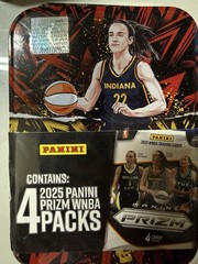 2025 Prizm WNBA Caitlin Clark Tin – SEALED – 4 Packs – Indiana Fever Rookie