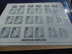 MARIO LEMIEUX ERIC LINDROS FULL SHEET 1996 LEAF DONRUSS RARE printing proof