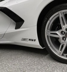 CUSTOMIZABLE PAIR 2020-26 Corvette Stingray Z51 Racing Decal Sticker C8 C8R 2